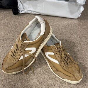 Trenton Brown and White Sneakers